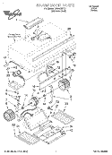 SECTION Diagram and Parts List for RH8330XDS1  Whirlpool Range Hood
