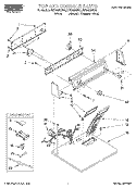 SECTION Diagram and Parts List for REX4635EQ2  Roper Dryer