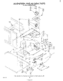 MAGNETRON AND AIR FLOW Diagram and Parts List for RM955PXLW0  Whirlpool Microwave Oven Combo
