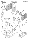 UNIT, LITERATURE Diagram and Parts List for ACQ184XD1  Whirlpool Air Conditioner