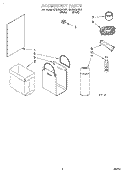 ACCESSORY Diagram and Parts List for GX900QPGQ1  Whirlpool Trash Compactor