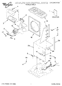 SECTION Diagram and Parts List for AD25TJ1  Whirlpool Dehumidifier
