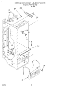 REFRIGERATOR LINER Diagram and Parts List for 7ED25PQXDW02  Whirlpool Refrigerator