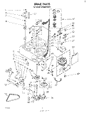 DRIVE Diagram and Parts List for LA9800XKW2  Whirlpool Washer