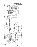 3CA2100XMWO Diagram and Parts List for 3CA2100XMW0  Whirlpool Washer