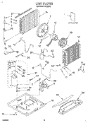 UNIT, LITERATURE Diagram and Parts List for RE123A2  Whirlpool Air Conditioner