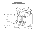 CABINET Diagram and Parts List for LA7000XPW0  Whirlpool Washer