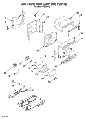 Part Location Diagram of 8031308 Whirlpool SWITCH-ROT