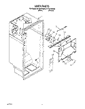 LINER Diagram and Parts List for ET18LKXAN00  Whirlpool Refrigerator