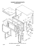 SECTION Diagram and Parts List for MW8550XS5  Whirlpool Microwave
