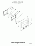 Part Location Diagram of WPW10272594 Whirlpool FRAME-WNDW
