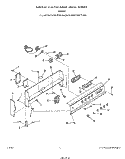MAIN TOP Diagram and Parts List for F9807W0  Roper Range