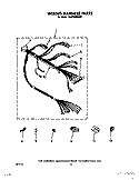 WIRING HARNESS Diagram and Parts List for CA2762XWG0  Whirlpool Washer
