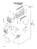 ICEMAKER PARTS, PARTS NOT ILLUSTRATED Diagram and Parts List for SS25HFXMS00  Whirlpool Refrigerator