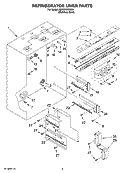Part Location Diagram of 2302953 Whirlpool SLIDE