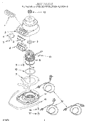SECTION Diagram and Parts List for KSB5(DUP)  KitchenAid Blender