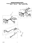 WIRING HARNESS Diagram and Parts List for RF366PXYB0  Whirlpool Range
