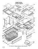 LINER Diagram and Parts List for KFRF19MSWHY0  KitchenAid Refrigerator