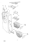 FREEZER LINER Diagram and Parts List for 4KSRS22QFA02  KitchenAid Refrigerator