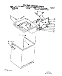 TOP AND CABINET, LIT/OPTIONAL Diagram and Parts List for LSC8245AQ0  Whirlpool Washer