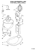 Part Location Diagram of 9709962 Whirlpool Use & Care Guide