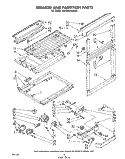 BREAKER AND PARTITION Diagram and Parts List for EHT201ZKWR5  Whirlpool Refrigerator