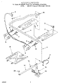 MANIFOLD Diagram and Parts List for SF325PEGN1  Whirlpool Range