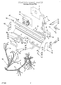 CONTROL PANEL, LIT/OPTIONAL Diagram and Parts List for KUDJ230YWH2  KitchenAid Dishwasher