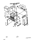 CONTAINER Diagram and Parts List for KCC1510  KitchenAid Trash Compactor