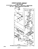 688637 BURNER ASSEMBLY Diagram and Parts List for LG5921XMW1  Whirlpool Dryer
