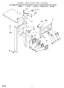 Part Location Diagram of 9871576 Whirlpool COVER-FLTR
