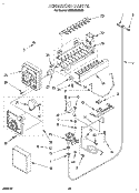 ICEMAKER, LIT/OPTIONAL Diagram and Parts List for KSSS48MDX02  KitchenAid Refrigerator