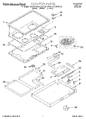 SECTION Diagram and Parts List for KECC501BBL2  KitchenAid Cooktop