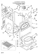 SECTION Diagram and Parts List for KEYS850JT0  KitchenAid Dryer