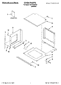 OVEN PARTS Diagram and Parts List for KBHS109SSS01  KitchenAid Microwave