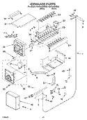 Part Location Diagram of 2220866 Whirlpool PANEL-DECO
