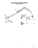 MANIFOLD AND TUBING Diagram and Parts List for KGCM860TBC1  KitchenAid Cooktop