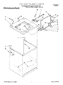 TOP AND CABINET Diagram and Parts List for KAWS977EQ0  KitchenAid Washer