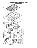 COMPARTMENT SEPARATOR Diagram and Parts List for ET18HMXSW01  Whirlpool Refrigerator