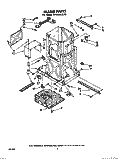 FRAME Diagram and Parts List for TU8000XLP0  Whirlpool Trash Compactor