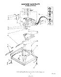 MACHINE BASE Diagram and Parts List for LA5700XTG0  Whirlpool Washer