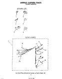WIRING HARNESS Diagram and Parts List for LA6000XPW5  Whirlpool Washer