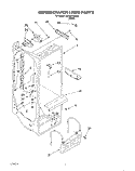 REFRIGERATOR LINER Diagram and Parts List for 3XKGN705000  Whirlpool Refrigerator