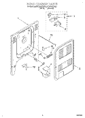 REAR CHASSIS, LIT/OPTIONAL Diagram and Parts List for KERC607EWH2  KitchenAid Range