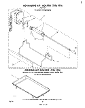 ROTISSERIE RCK982, GRIDDLE RCK980 Diagram and Parts List for RC8900XMH0  Whirlpool Cooktop