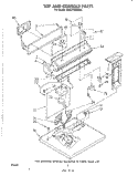 SECTION Diagram and Parts List for 3LE5710XMW1  Whirlpool Dryer