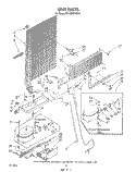 UNIT Diagram and Parts List for RT18BMXVW03  Roper Refrigerator