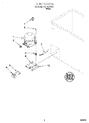 SECTION Diagram and Parts List for TCF1010FW05  Whirlpool Freezer