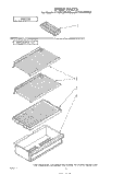 SHELF , LIT/OPTIONAL Diagram and Parts List for ET12ECXPWR0  Whirlpool Refrigerator