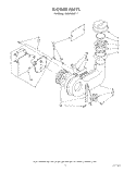BLOWER Diagram and Parts List for 4KUDS220T1  KitchenAid Dishwasher